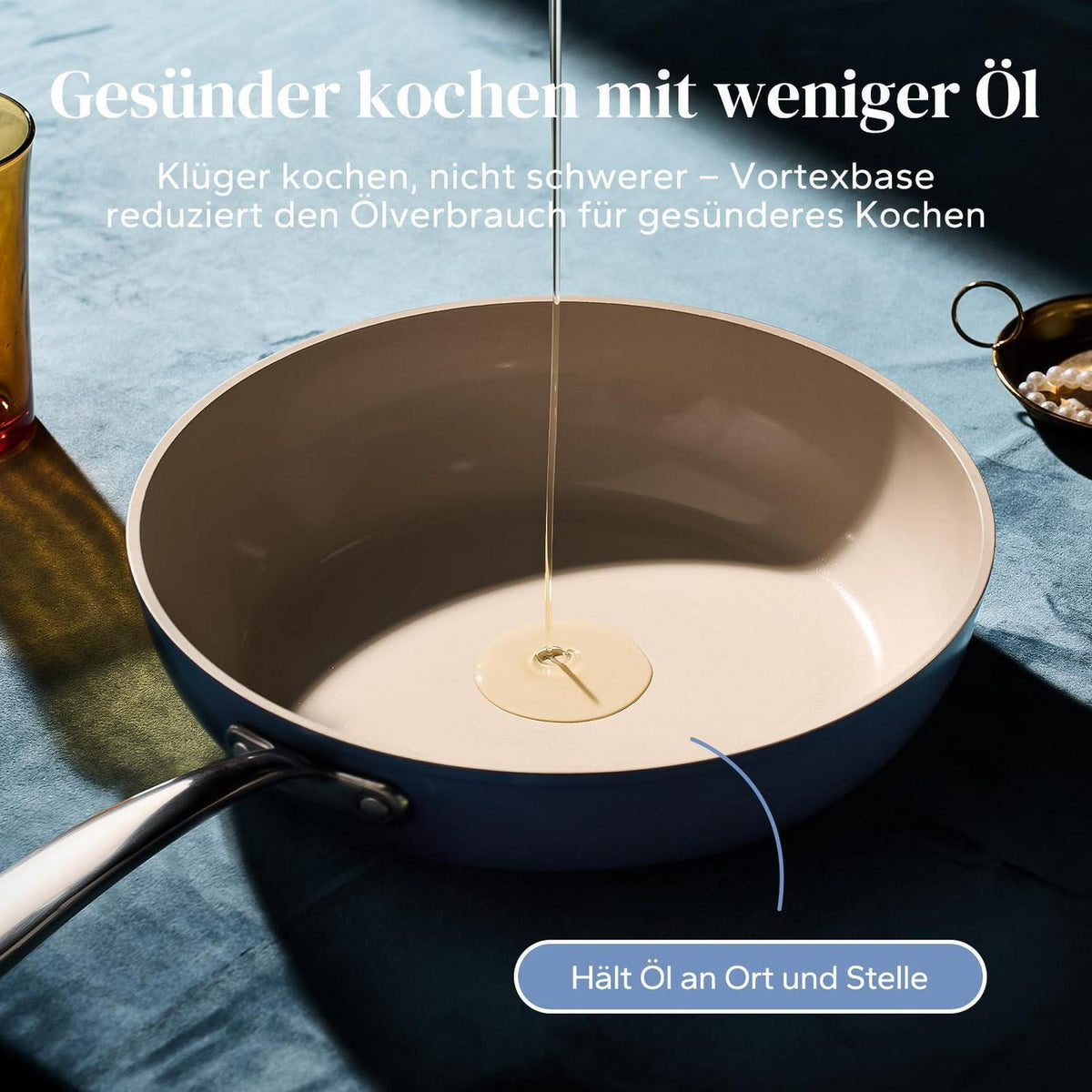 Keramik Pfannenset 20/24/28 cm – Antihaft & Ofenfest