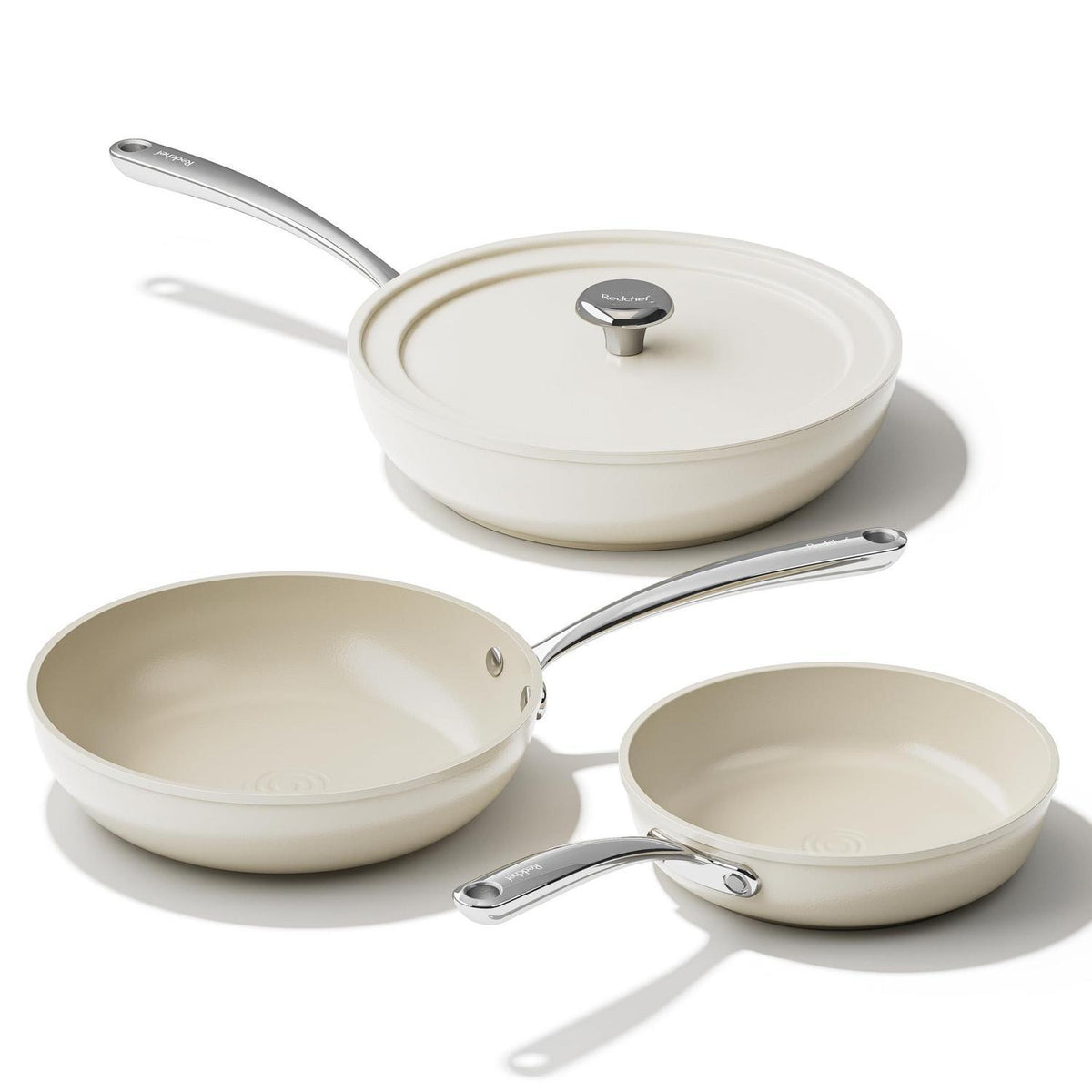 Keramik Pfannenset 20/24/28 cm – Antihaft, Induktionsgeeignet & Ofenfest