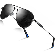 Piloten Sonnenbrille Herren Damen Polarisiert Metall Retro UV400