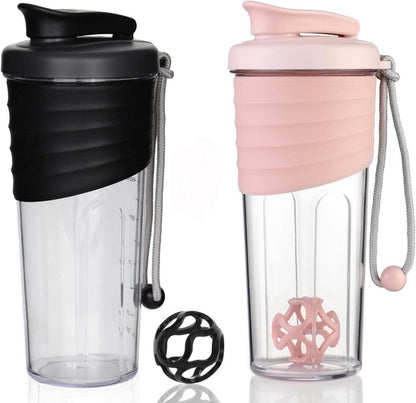 Protein Shaker mit TRITAN Rührball 700ml - BPA-frei & langlebig