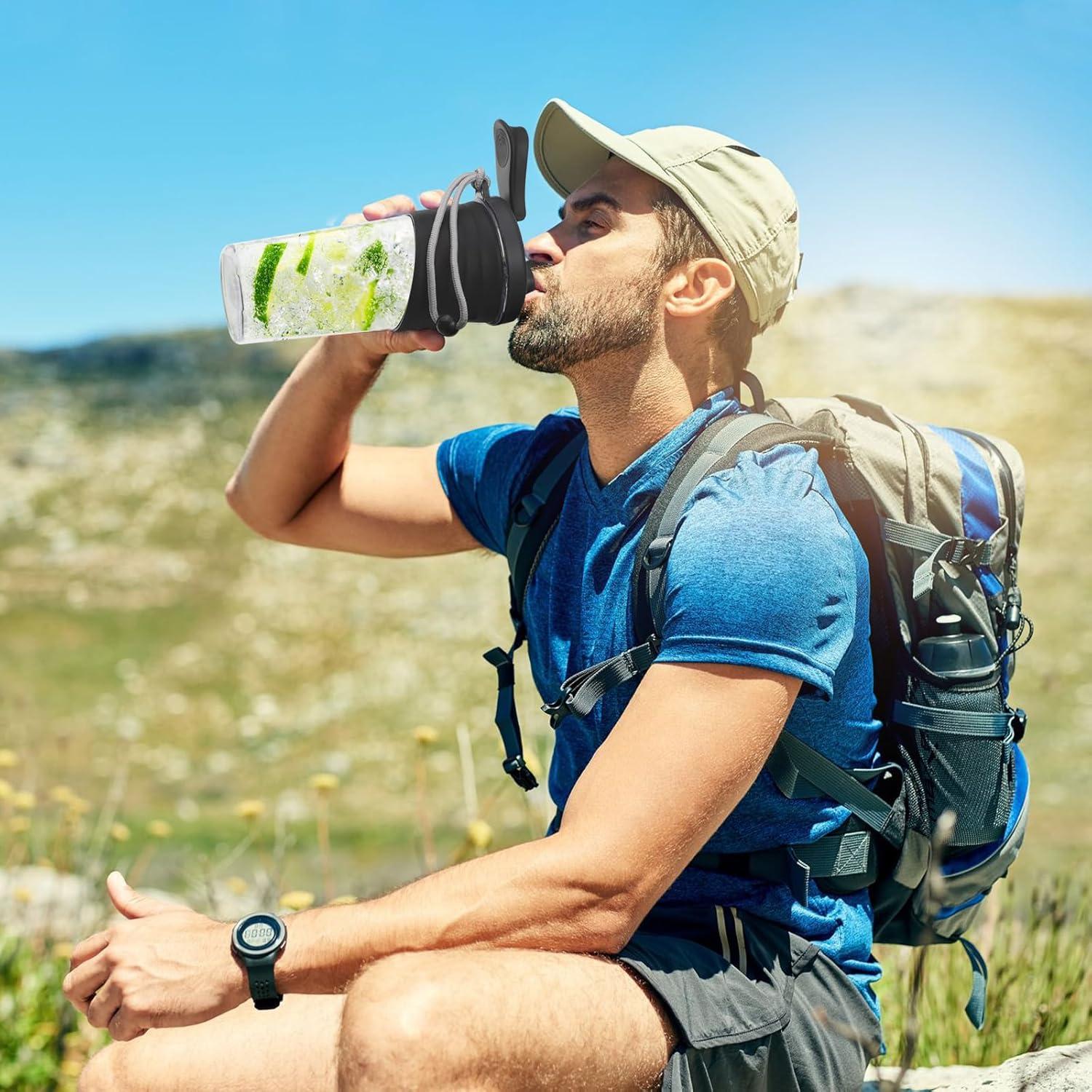 Protein Shaker mit TRITAN Rührball 700ml - BPA-frei & langlebig