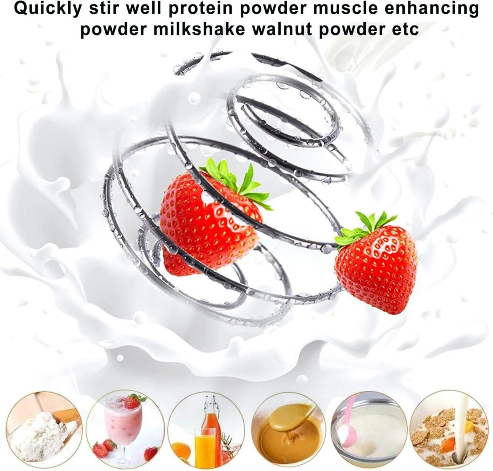 3er Set Edelstahl Protein Shaker Ball Blender für Fitness Getränke
