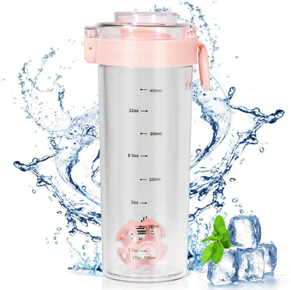 Proteinshaker 500ml für Fitness Eiweiß Shakes - Auslaufsicher