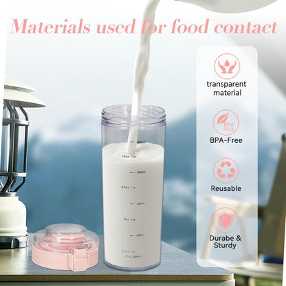Proteinshaker 500ml für Fitness Eiweiß Shakes - Auslaufsicher