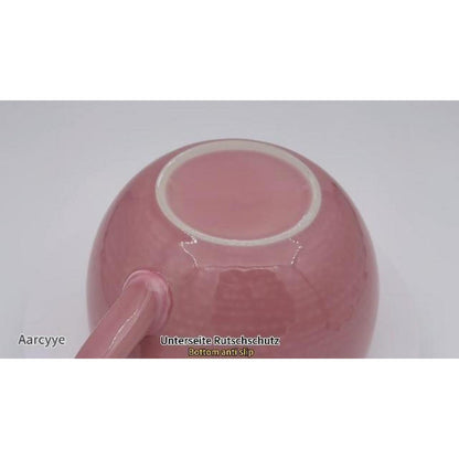 Große Keramiktasse 700ml - Kaffeebecher Schwarzgrün