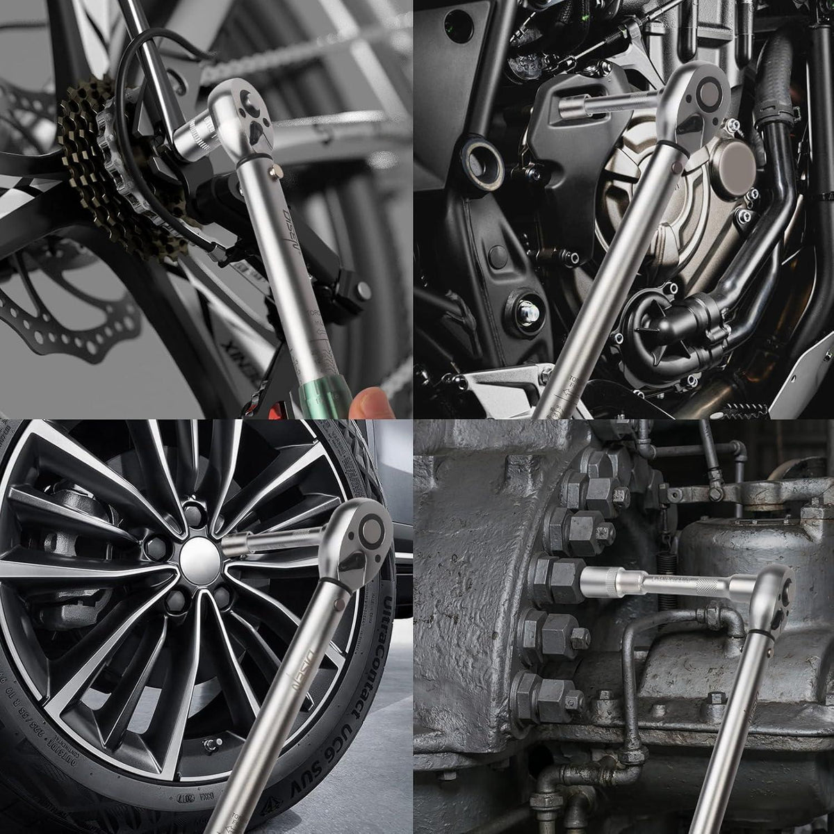 Drehmomentschlüssel-Set 6-teilig mit Kalibrierzertifikat