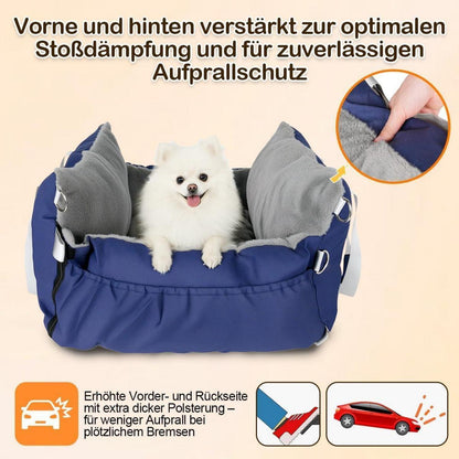 3-in-1 Hundesitz Auto & Reisebett – Komfort & Sicherheit für kleine Hunde