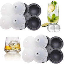 2er-Pack Silikon Eiswürfelform 6cm – Runde Eiswürfel für Drinks