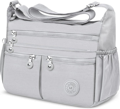 TEUEN Crossbody Bag Damen Große Kapazität Wasserdicht Nylon