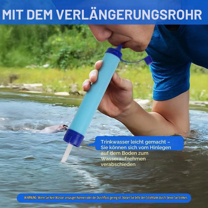 Personal Wasserfilter 3er Set für Outdoor & Notfälle