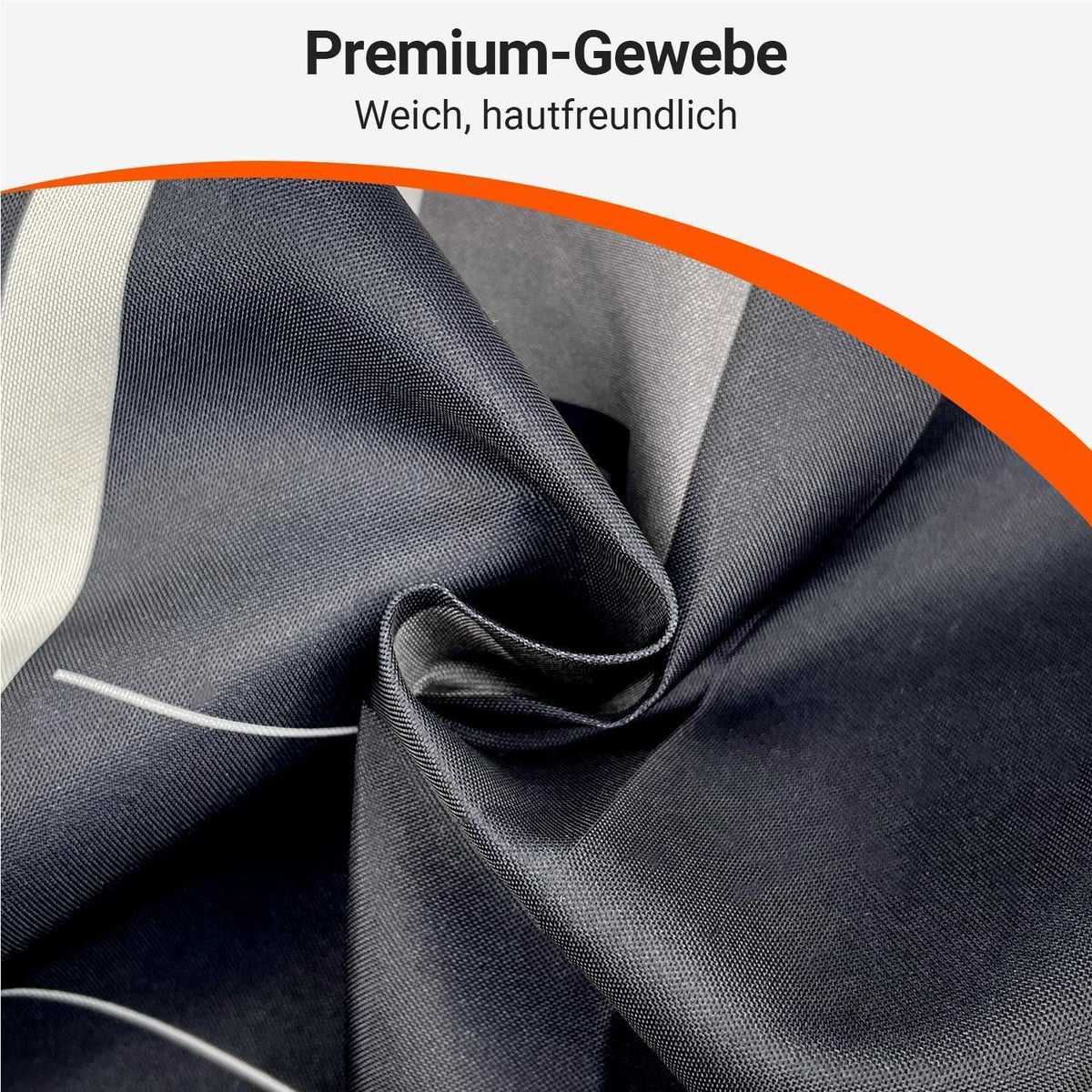 Duschvorhang 180x200 cm mit Eisenturm-Muster, beschwerter Saum