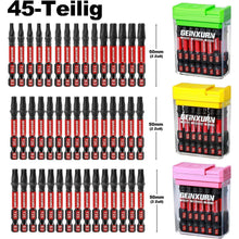 Schlagfeste Torx Schraubendreher Bits 45tlg. 50mm S2 Stahl magnetisch