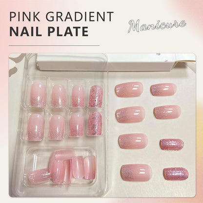 24-teiliges Press On Nails Set - Natürlicher Look mit Jelly-Kleber