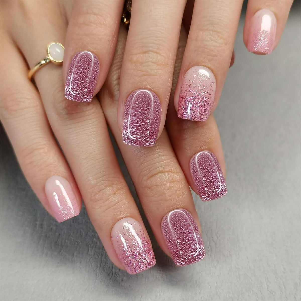 Press On Nails Kurz – 24 Stück, Design Kunstnägel Zum Aufkleben