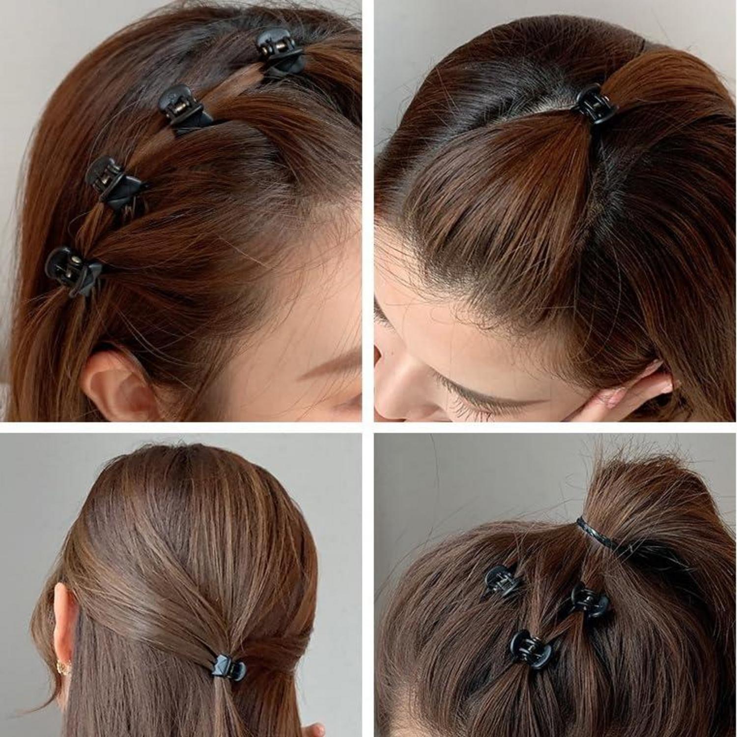 24 Mini Haarklammern Mädchen Frauen Haarspangen Clip Set