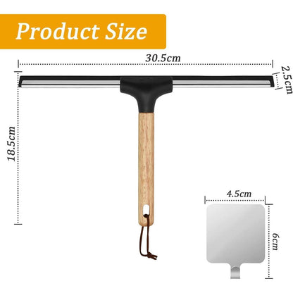 Duschabzieher Silikon 30.5cm Dusche Fensterabzieher