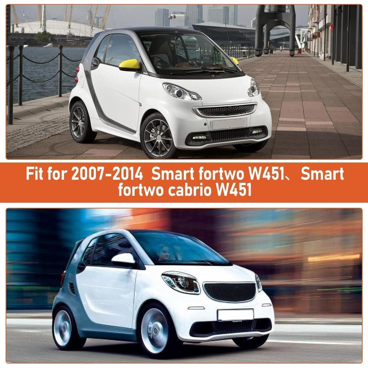 Autoabdeckung wasserdicht Smart Fortwo W451 2007-2014