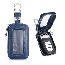 Schlüsseltasche mit Reißverschluss für Autoschlüssel (Blau)