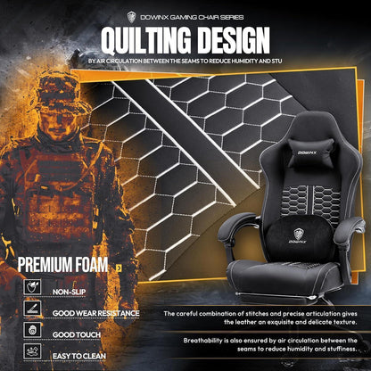 Dowinx Gaming Massaggio Stuhl High Back mit beheizter