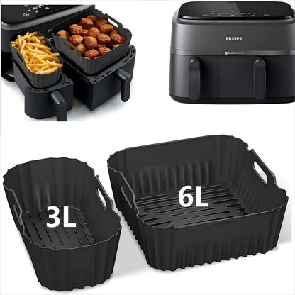 Silikonform für Philips Airfryer 3000 Serie – 2er Set