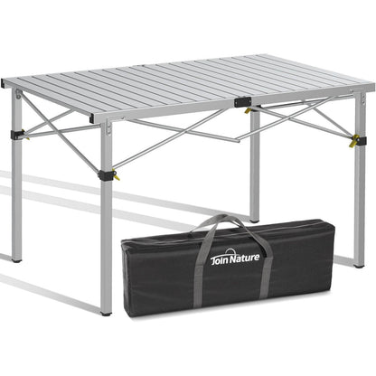 Klapptisch für 6 Personen, 118x70cm, bis 100kg belastbar, mit Tragetasche