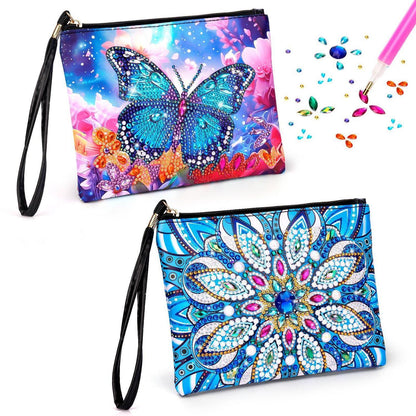 Diamond Painting Kosmetiktasche Set für Mädchen 6-12 Jahre