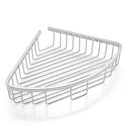 Eckdusche Edelstahlregal 20x20cm – Rostfrei & Modern