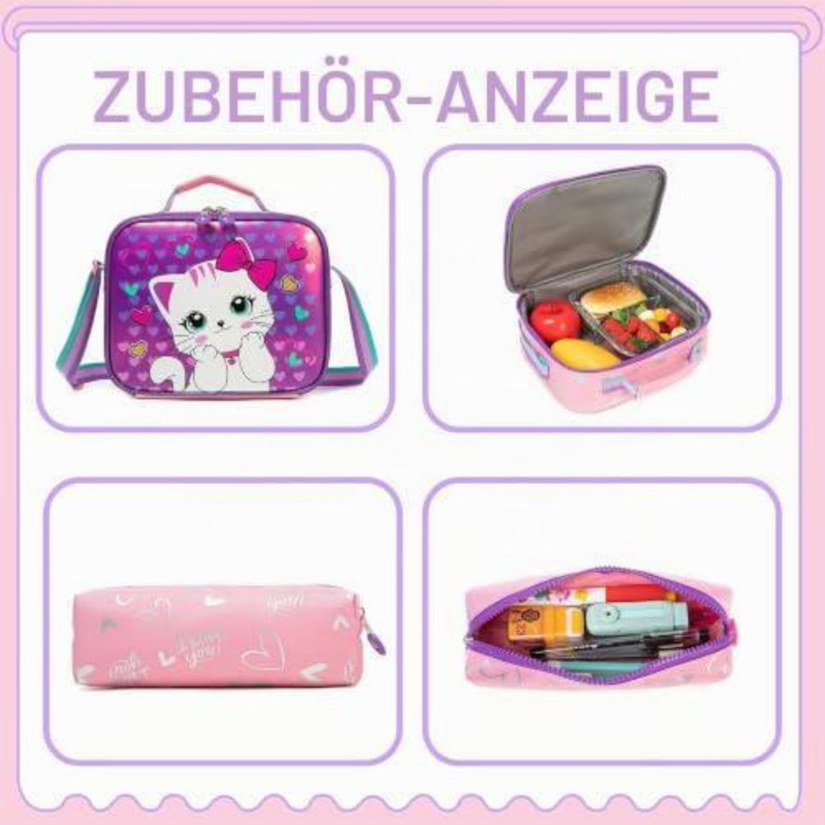 Schulranzen mit Rollen – Kinder Trolley Rucksack für Schule & Reisen