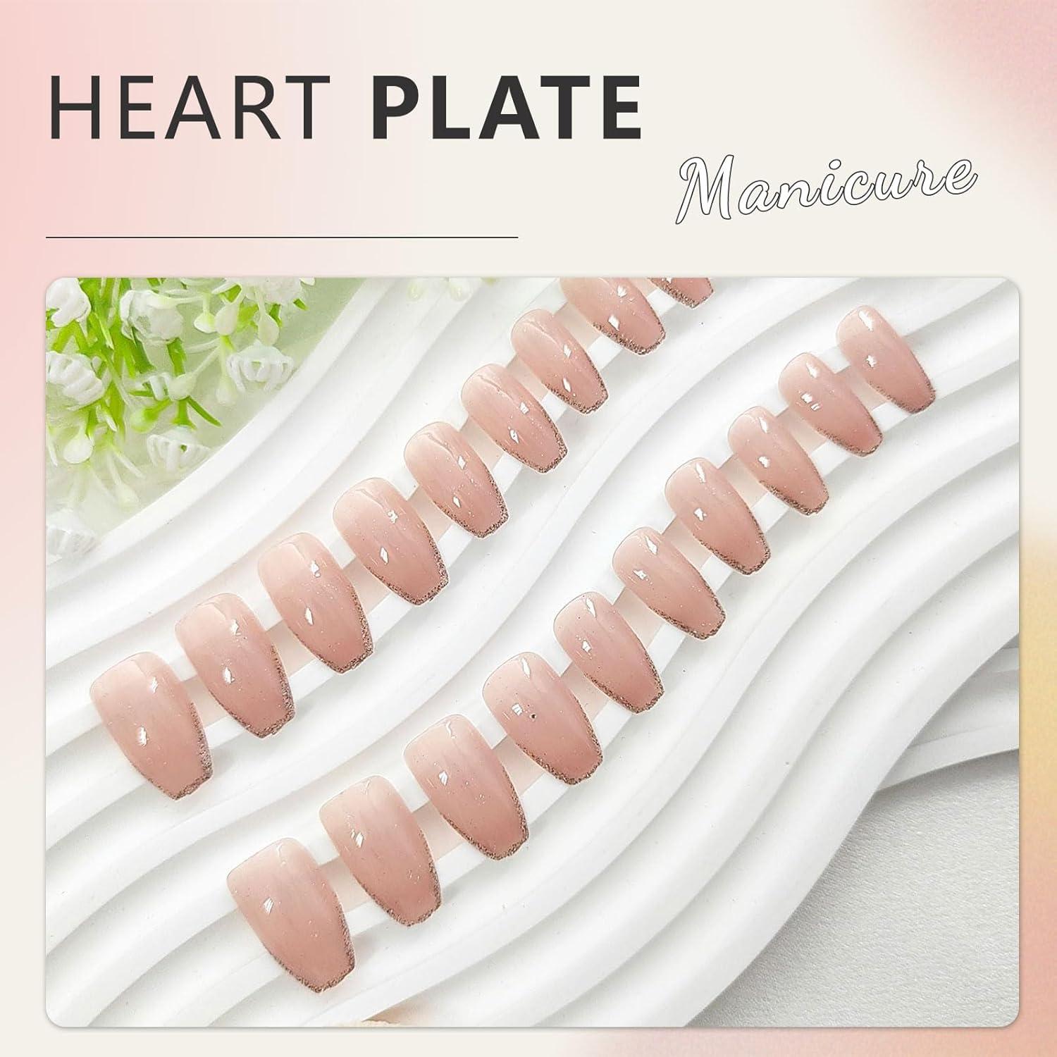Hochwertige Künstliche Nägel-Set, 24 Stück Lang/Kurz, DIY Nageldesign
