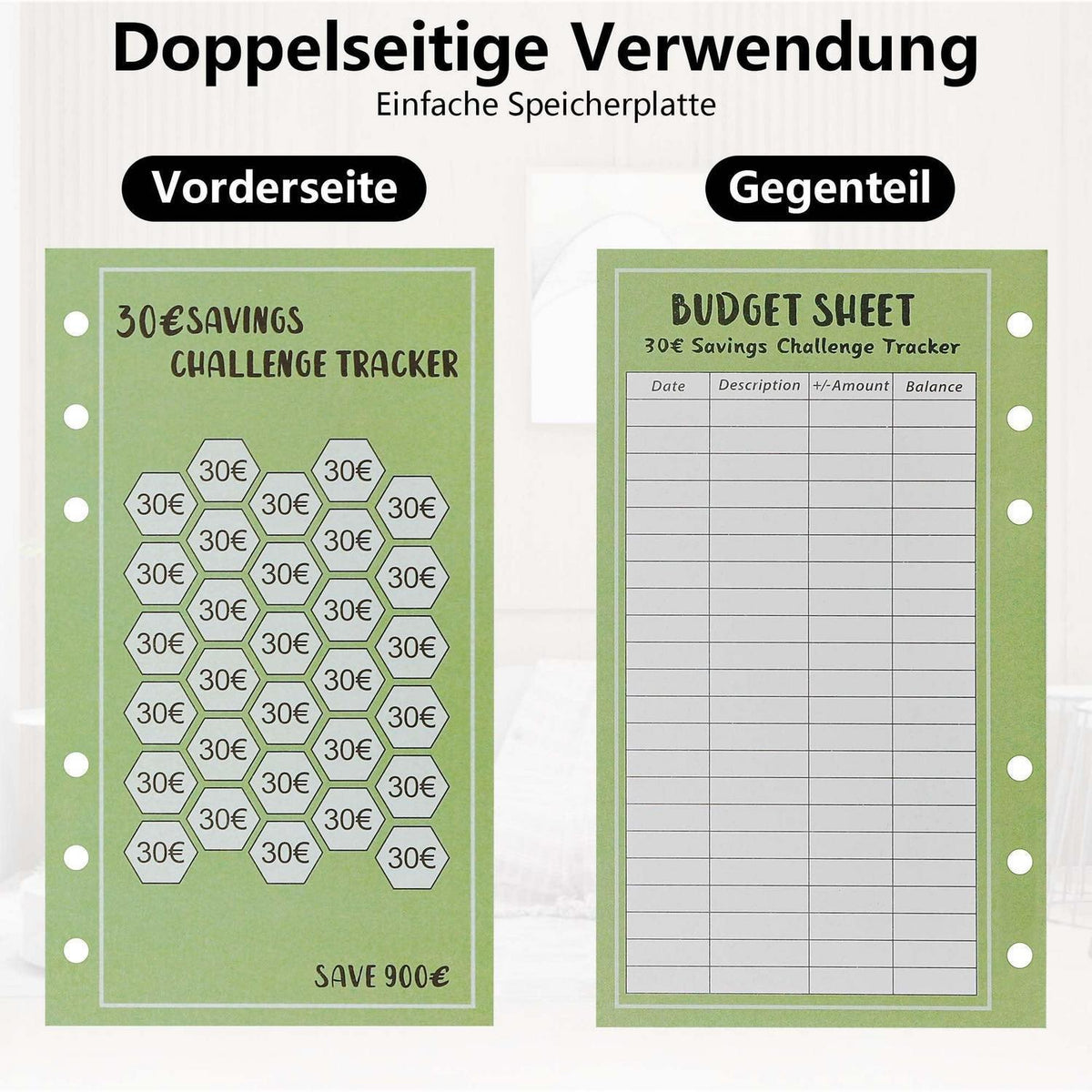 Budget Planner A6 – Ordner mit Umschlägen & Organizer