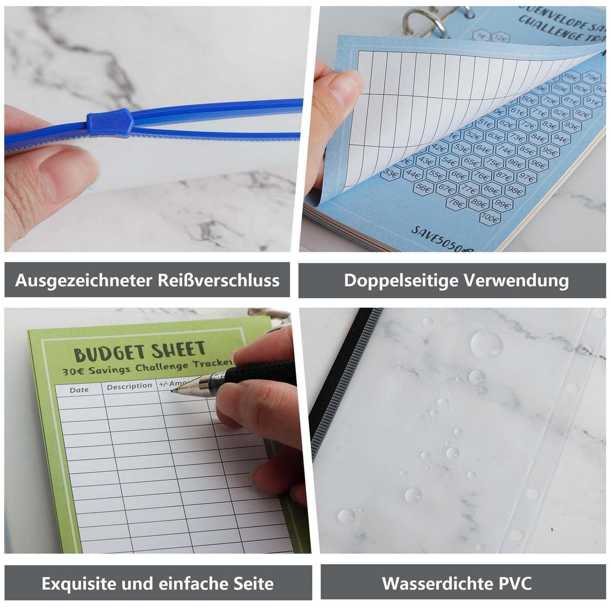 Budget Planner A6 – Ordner mit Umschlägen & Organizer