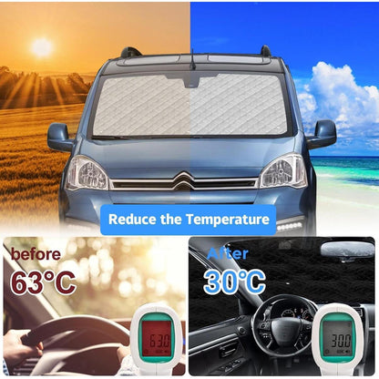 Thermomatte Citroen Berlingo 2018-2026 SWB – Sonnenschutz & Temperaturkontrolle