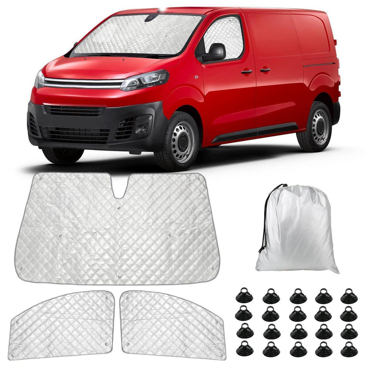 Thermomatte Fahrerhaus Innen für Citroen Jumpy, Opel Vivaro, Fiat Scudo