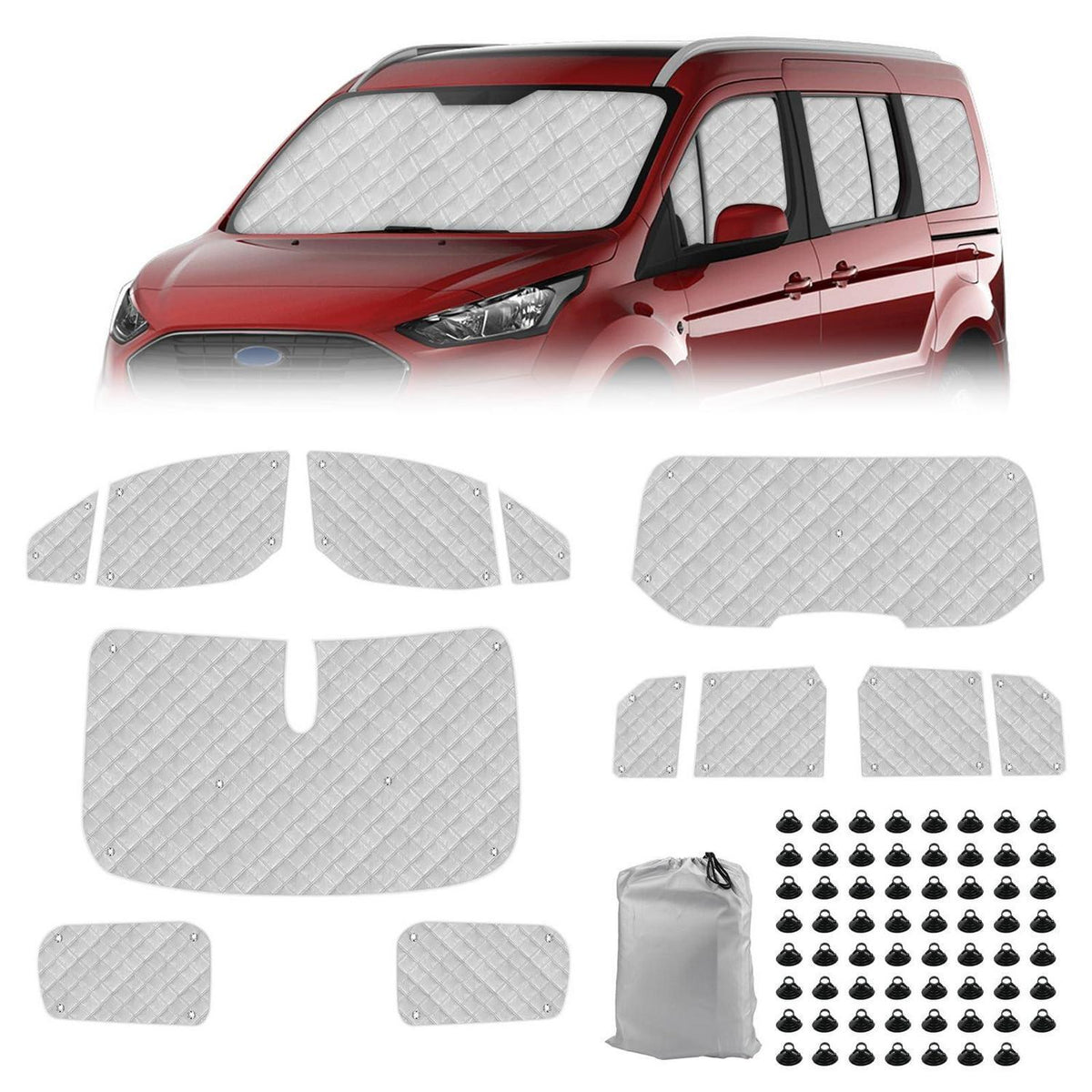 Thermomatte Ford Tourneo Connect 2012-2022 – 12-teilig