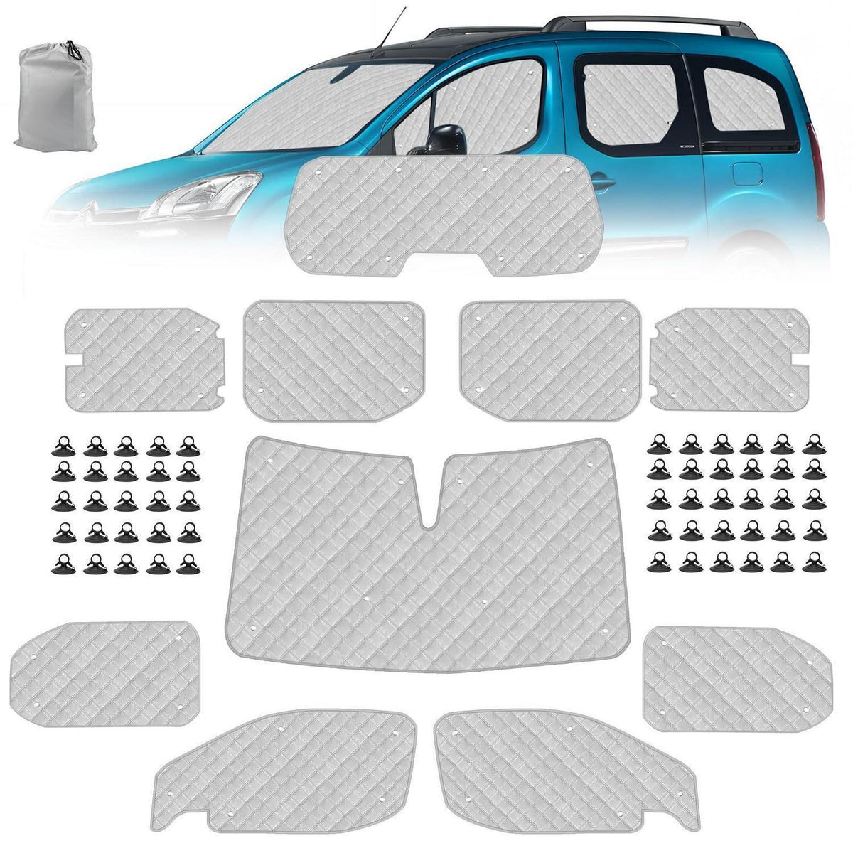 Sonnenschutz Auto Frontscheibe Citroen Berlingo 2018-2025
