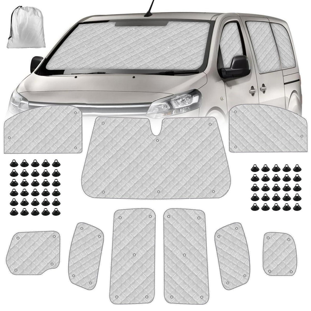 Sonnenschutz Auto Frontscheibe Citroen Jumpy/Opel Vivaro/Fiat Scudo