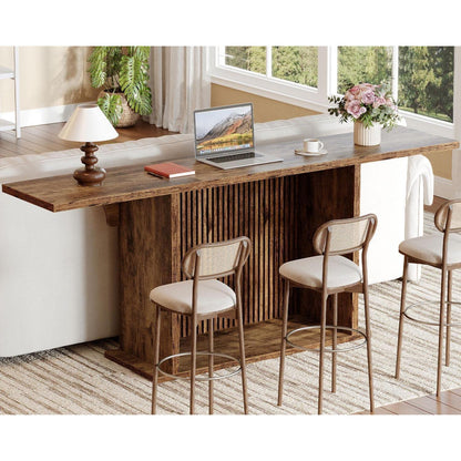 180 cm Konsolentisch Holz Metall – Langer Sofatisch für Flur & Wohnzimmer