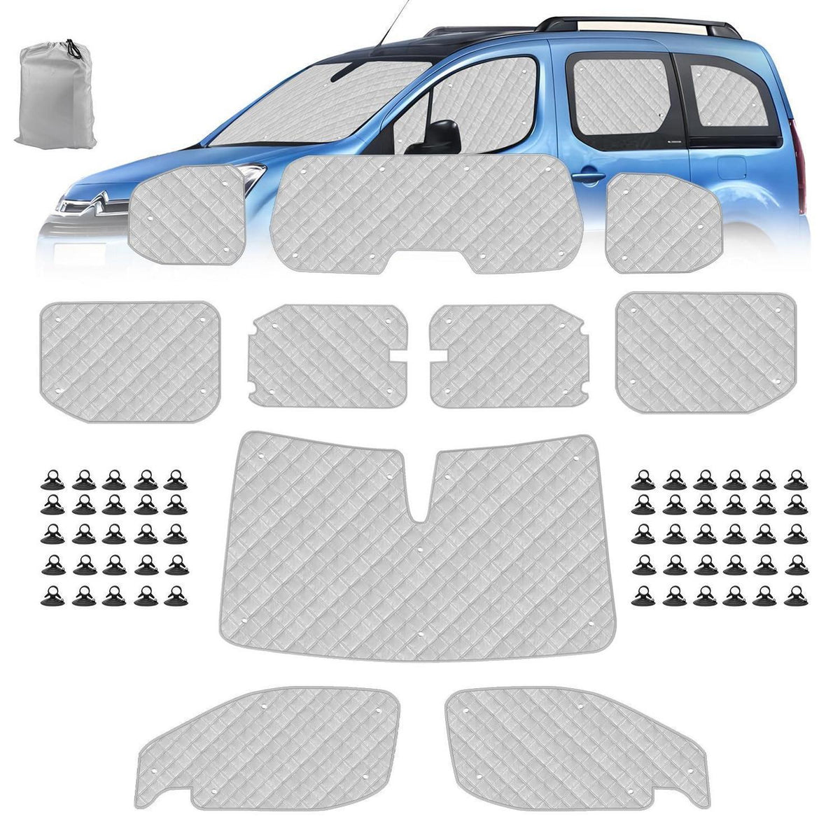 Sonnenschutz Auto Frontscheibe Citroen Berlingo 2018-2025