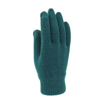3-teiliges Winter-Set: Schal, Mütze & Touchscreen-Handschuhe Grün