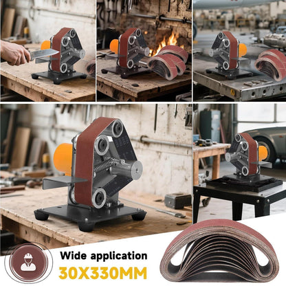 Schleifbänder 30x330 mm Körnung 60 (10 Stück) für Bandschleifer
