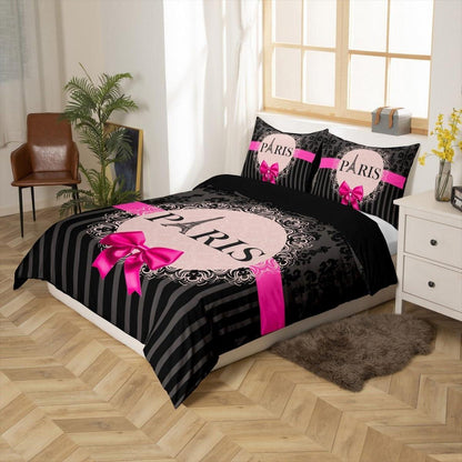 Bettwäsche-Set Eiffelturm Druck Vintage Gothic 220x240cm