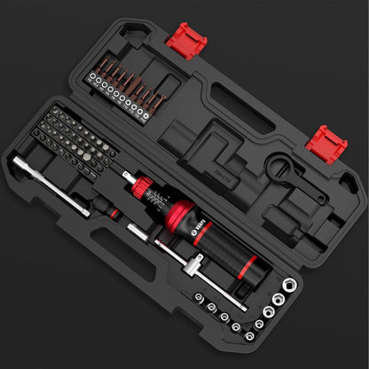 Drehmomentschraubendreher Set 1-6 Nm mit 64 Bits und T-Griff