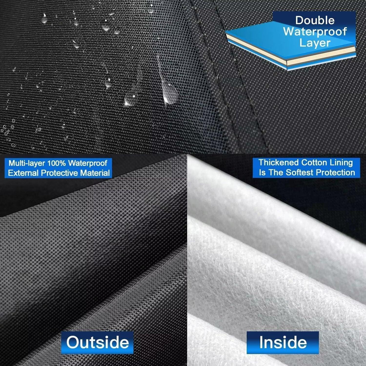 10-Schicht Autoabdeckung Wasserdicht für Audi A4, Passat, Octavia, 3er Touring