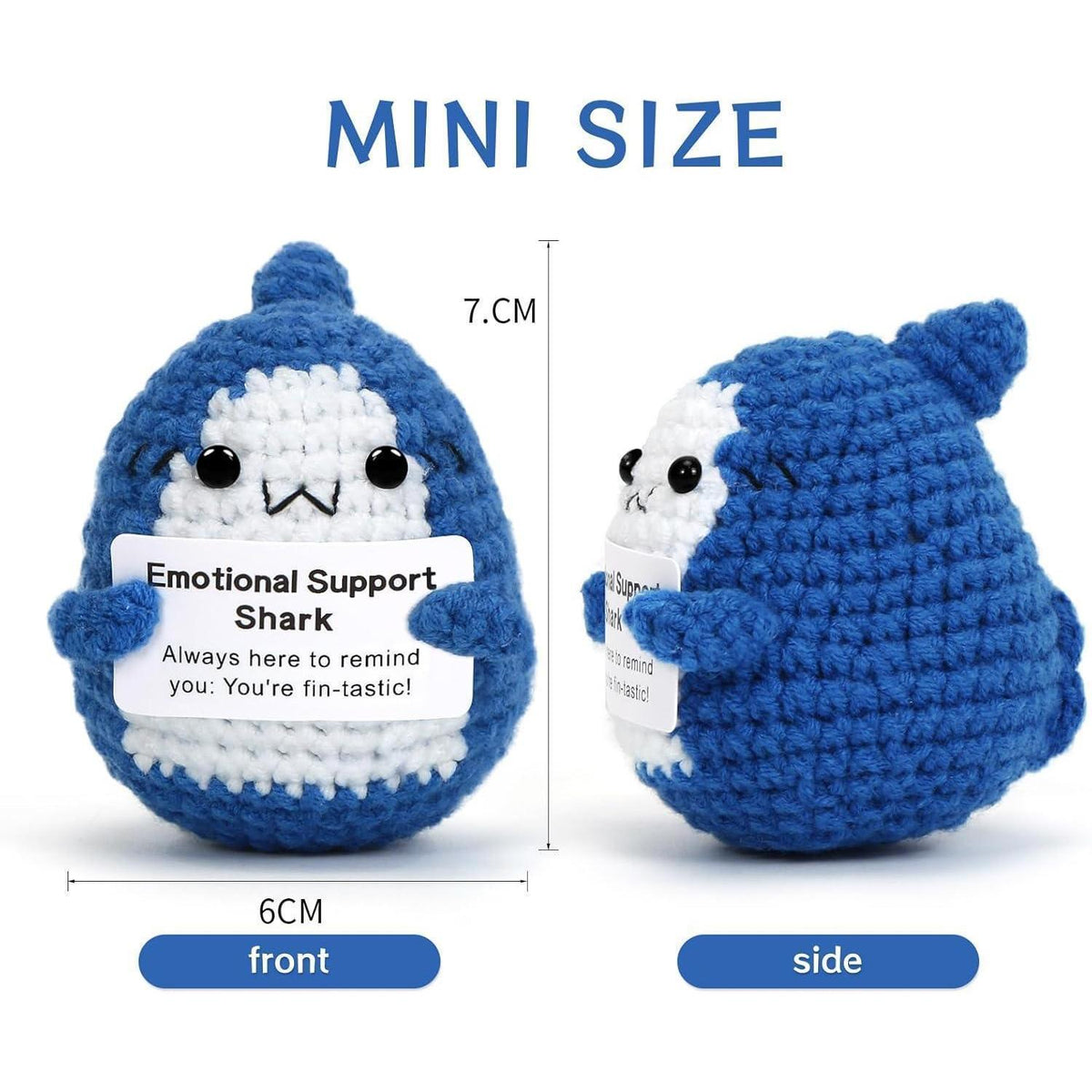 Gehäkelter Hai Kuscheltier – Positives Geschenk für Hai-Liebhaber