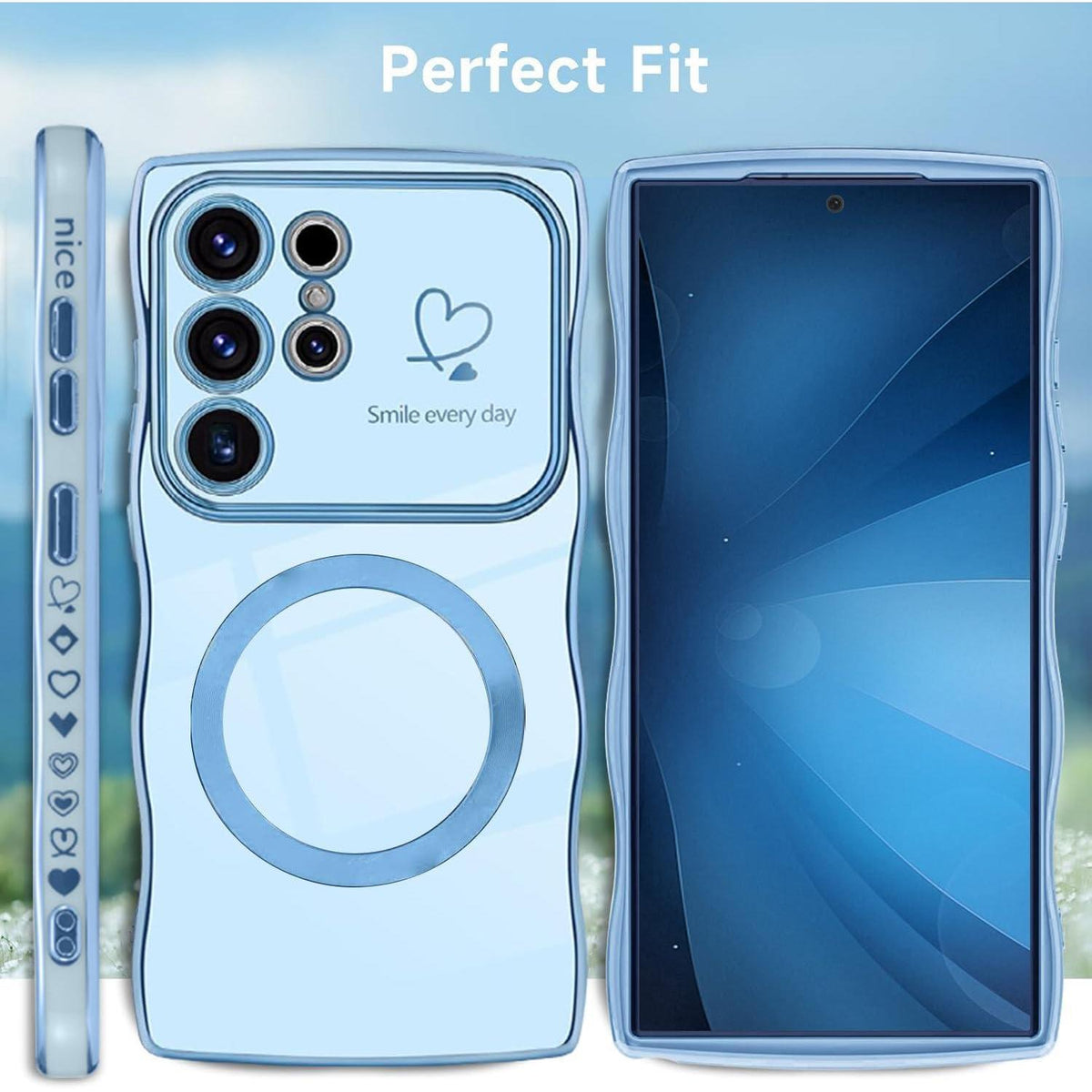 Handyhülle für Samsung Galaxy S25 Ultra mit MagSafe, Blau