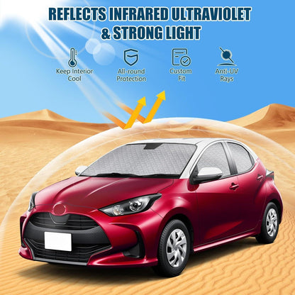 Auto Sonnenschutz Toyota Yaris XP210 2020-2026 6-tlg. Set