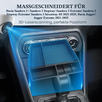 Mittelkonsolen Organizer für Dacia Sandero 3 / Stepway 3 / Jogger