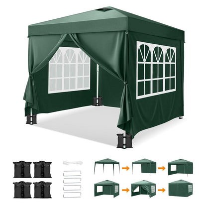 Faltpavillon 3x3m – Wasserdicht & Höhenverstellbar mit Zubehör
