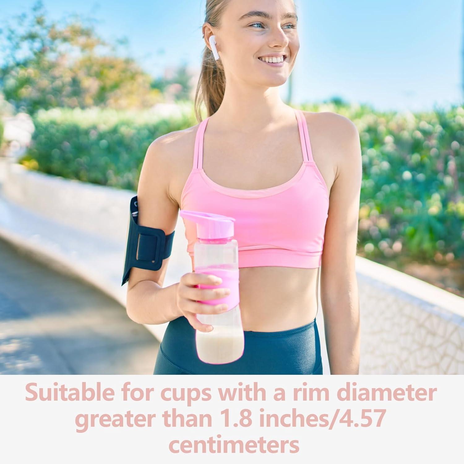 4X Protein Shake Balls Tritan Shaker Kugel für Shakes Cups - Rosa Blau Schwarz