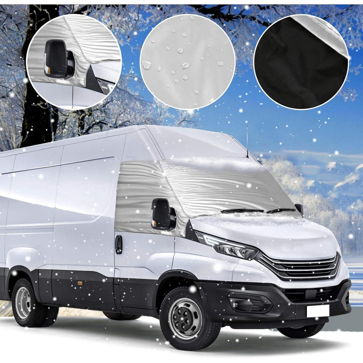 Frontscheibenabdeckung Iveco Daily 2014-2025 – Wasserdicht & Sonnenschutz